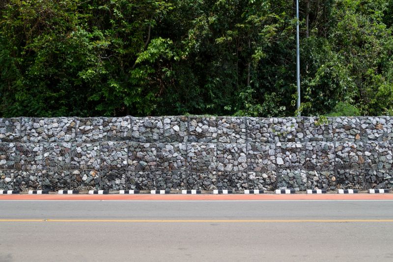 Retention Wall Installation detail