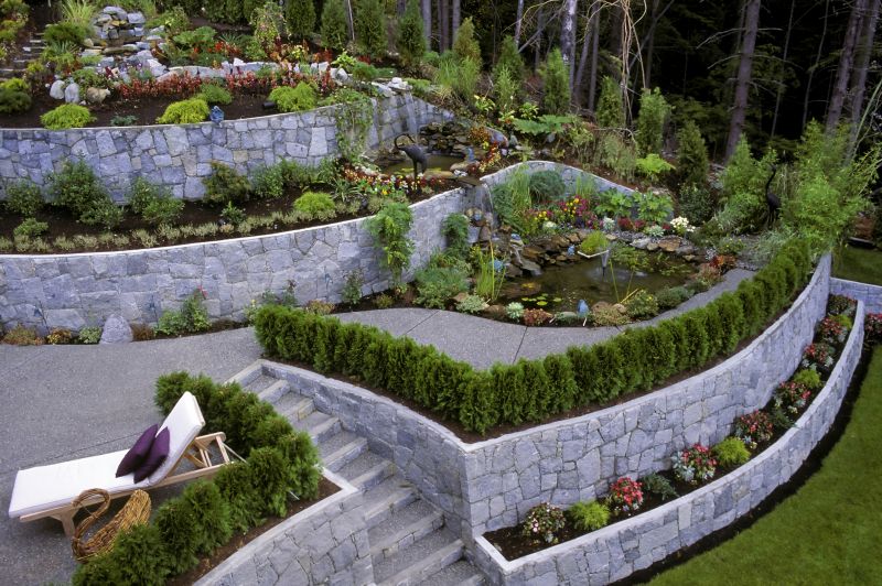 Terraced Retaining Walls