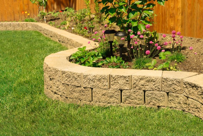Timber Retaining Wall with Garden Bed